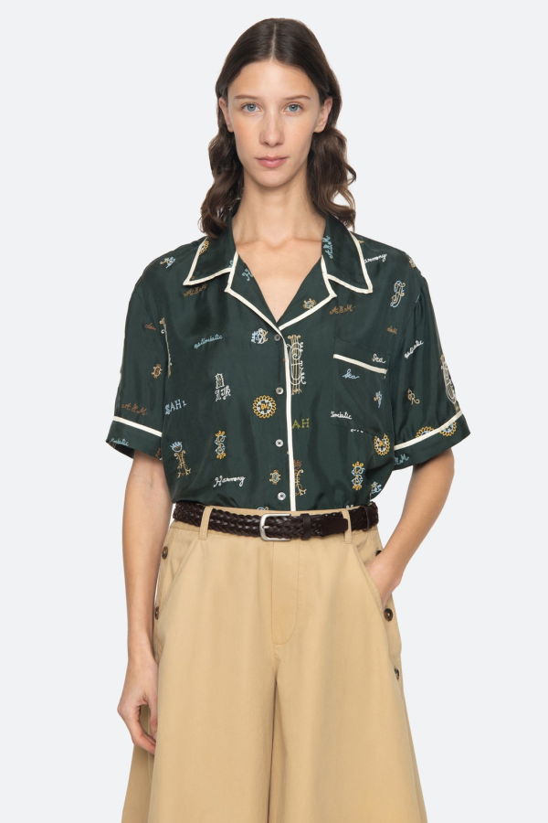Sea NY Juliet SS Top - Navy