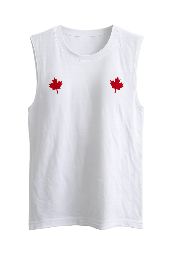 Meg Maple Leaf Muscle Tee
