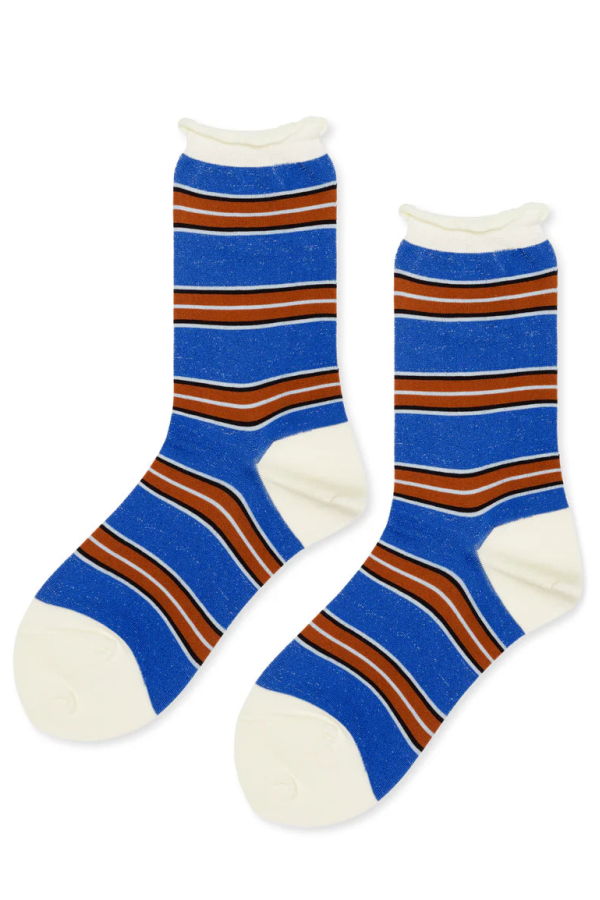 Hansel from Basel 70s Stripe Crew Socks