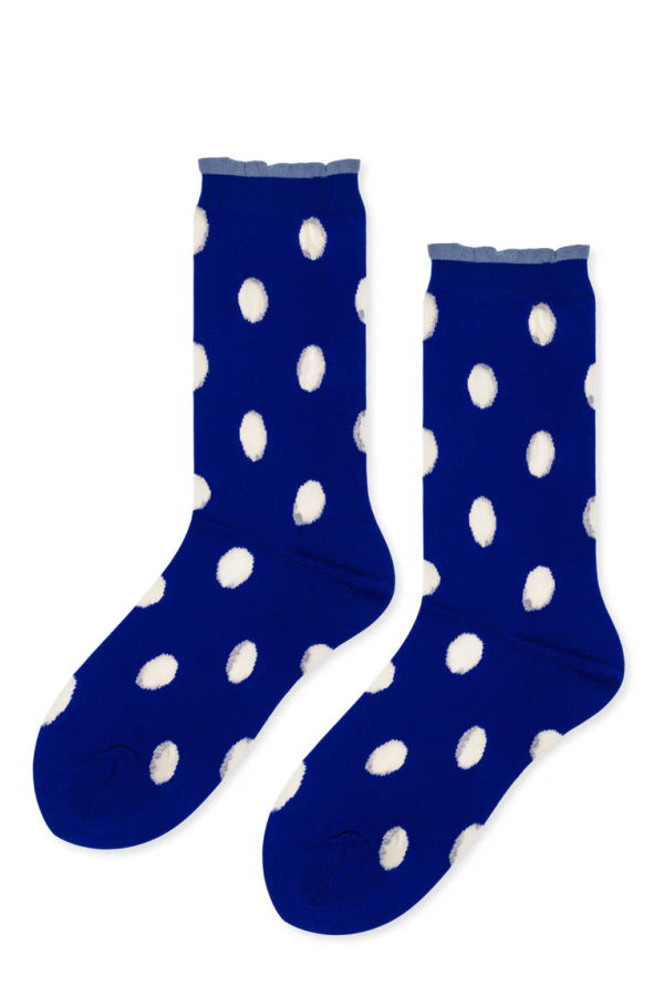 Hansel from Basel Sheer Dot Crew Socks