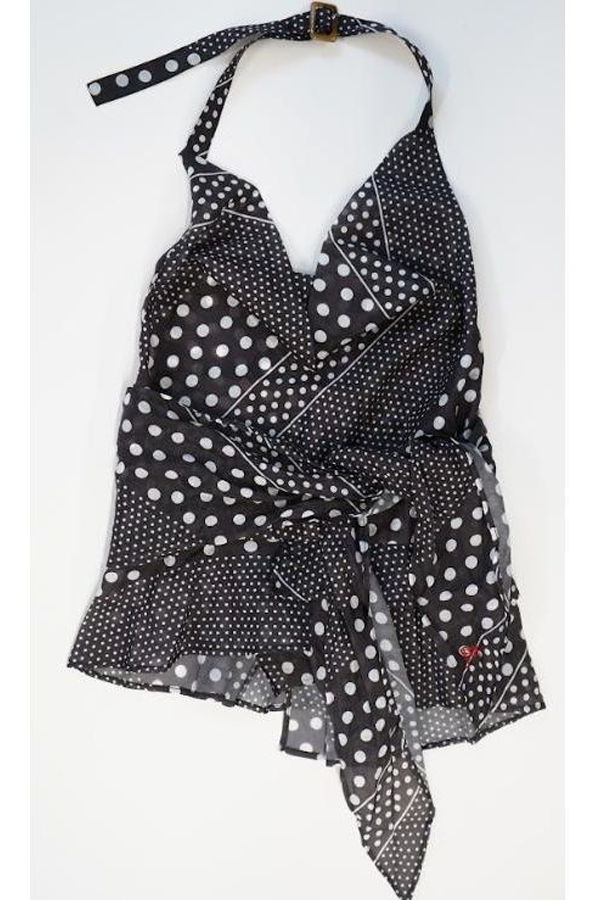 DAMSON MADDER Leandra Halter Cami - Dark Brown