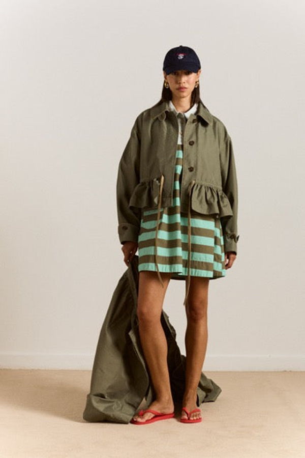 DAMSON MADDER Myrtle Trench - Sage