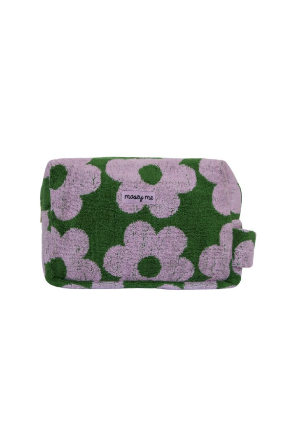 Mosey Me Flowerbed Terry Toiletry Bag