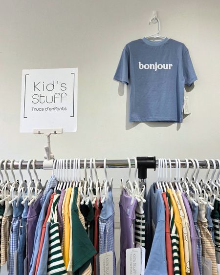 Kids Soor Ploom Flutter Tee - Stripe Eucalyptus | Garmentory
