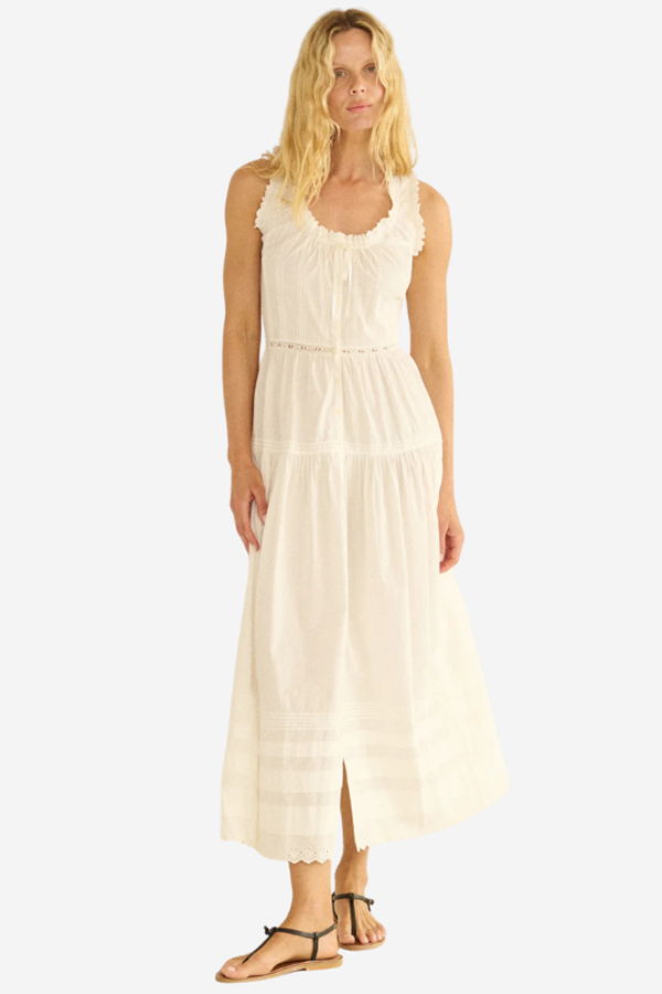 DÔEN Hortense Dress - Salt