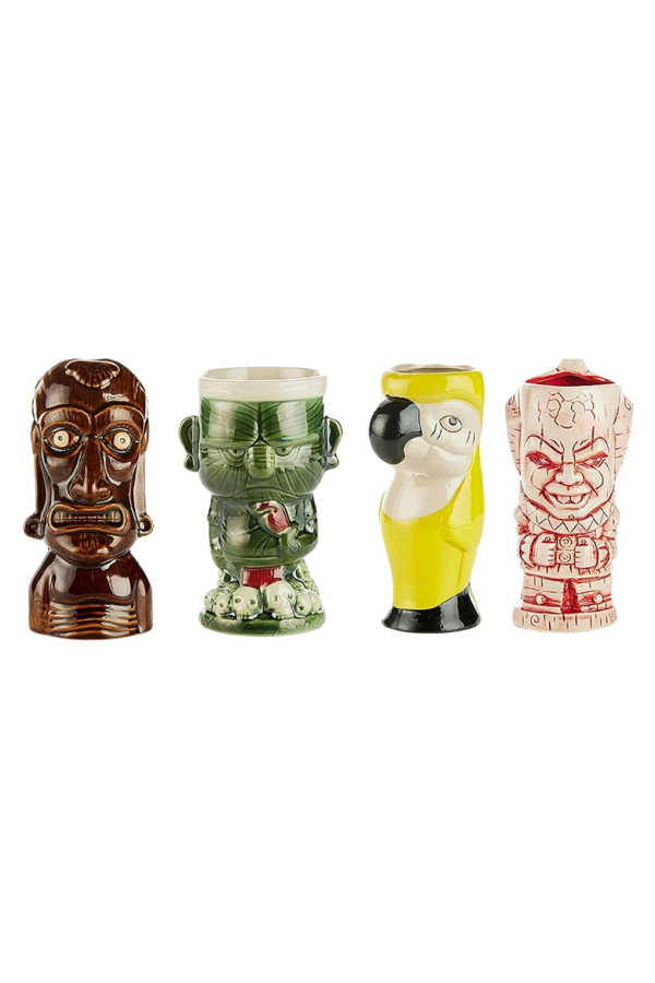 Lemonsoda Ceramic Hawaiian Luau Tiki Mugs  (14-22oz)