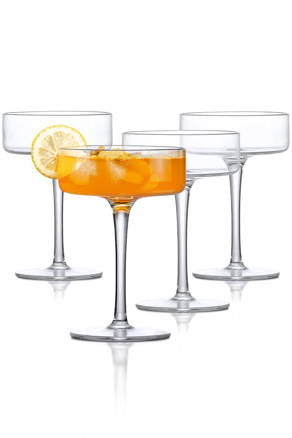 Lemonsoda Cocktail Martini Coupe Glasses 6.5oz - Clear