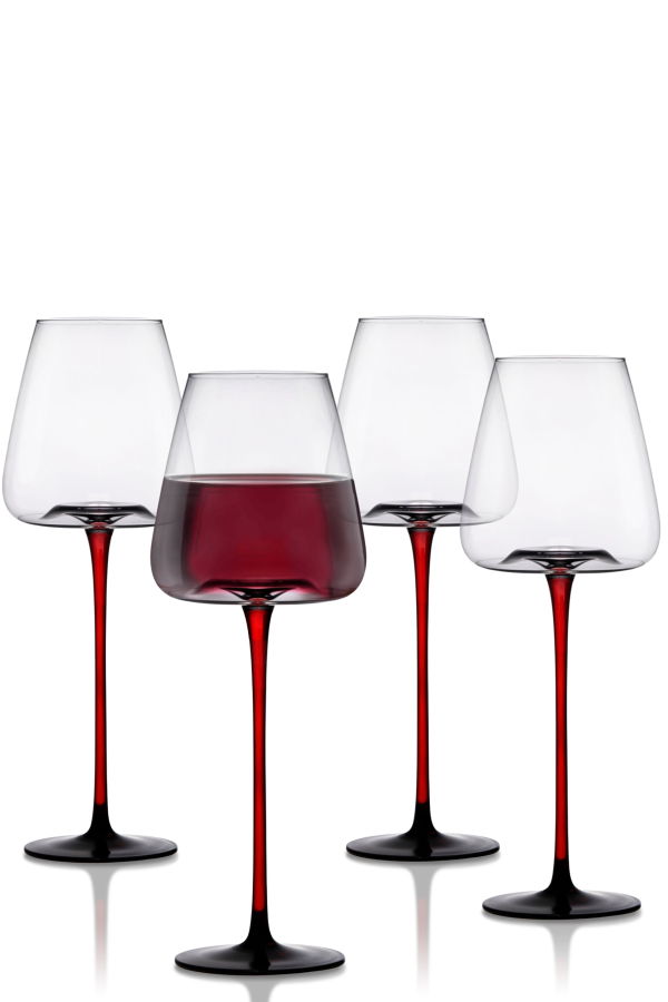 Lemonsoda Concave Wine Glasses 20oz - Clear