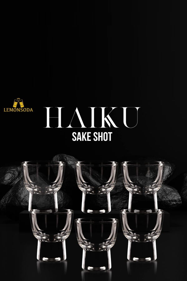 Lemonsoda Haiku Sake Shot Glasses (60 mL / 2 fl. oz.)