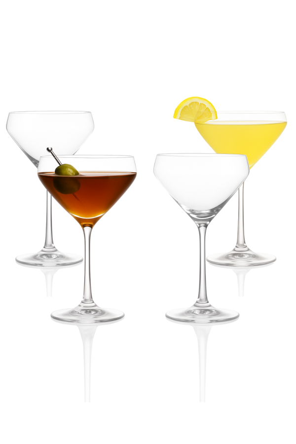Lemonsoda Hand Blown 10oz Martini Glass