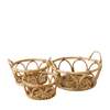 LIKHA Rattan Fruit Basket Wicker Table Basket Set of 3 - Thumbnail 1