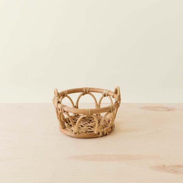 LIKHA Rattan Fruit Basket Wicker Table Basket Set of 3