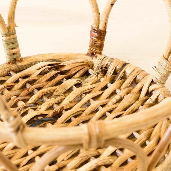 LIKHA Rattan Fruit Basket Wicker Table Basket Set of 3