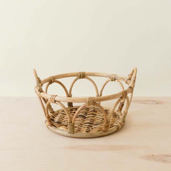 LIKHA Rattan Fruit Basket Wicker Table Basket Set of 3