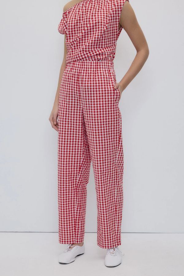 Rita Row Cep Pants - Red Gingham