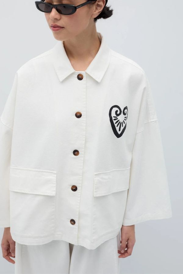 Rita Row Stelle Jacket - White Heart