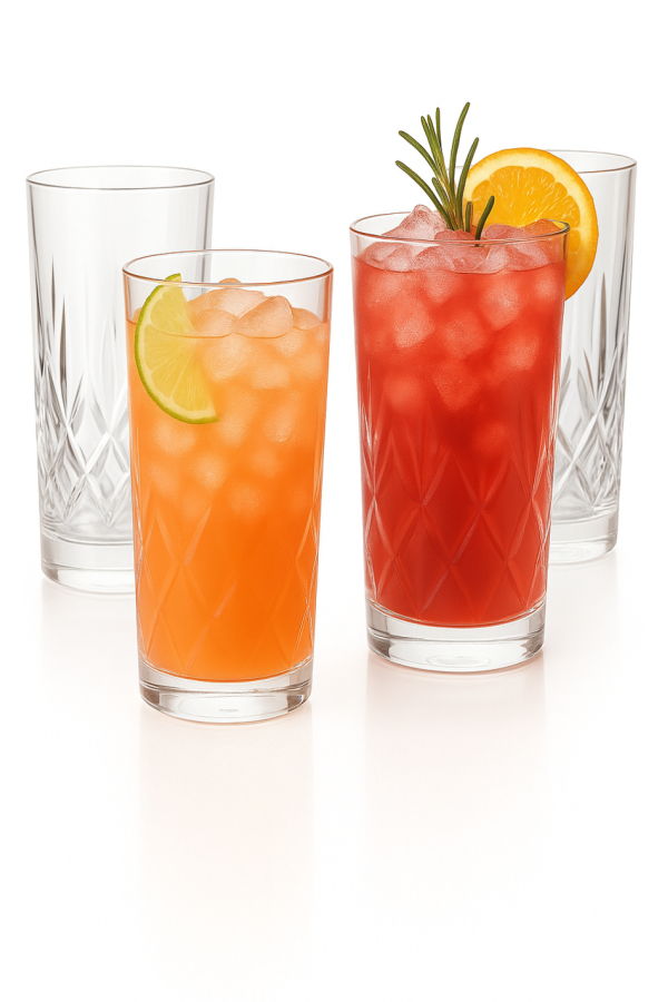 Lemonsoda Tom Collins Premium Water Glasses 12oz