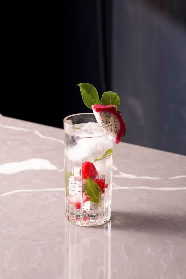 Lemonsoda Traze Tom Collins Crystal Cut Glasses - Clear