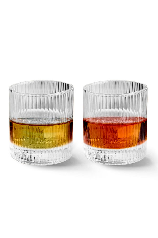 Lemonsoda Vintage Straight Line Tumbler 10oz - Clear