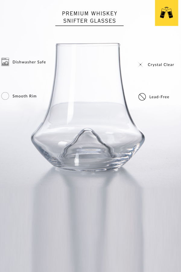 Lemonsoda Whiskey Snifter Glasses (250 ml/8.5 fl. oz)