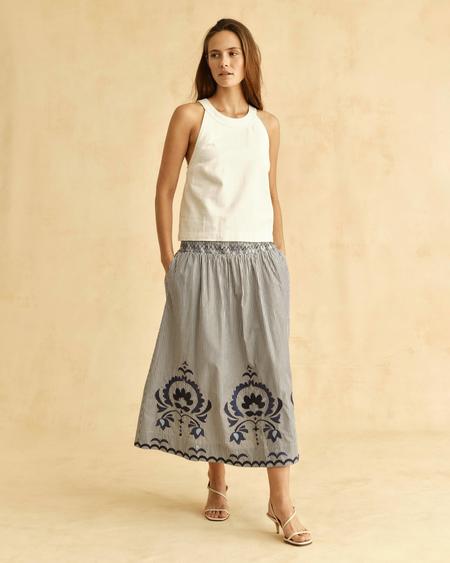 WALES BONNER SUNRISE WRAP SKIRT 新品未使用 Wales Bonner Sunrise Wrap Skirt - Orange | Garmentory