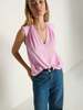 Nation Los Angeles Selma V-Neck Tank - Thumbnail 2