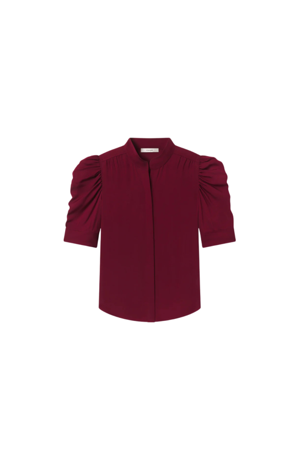 FRAME Denim The Gillian Top - Garnet
