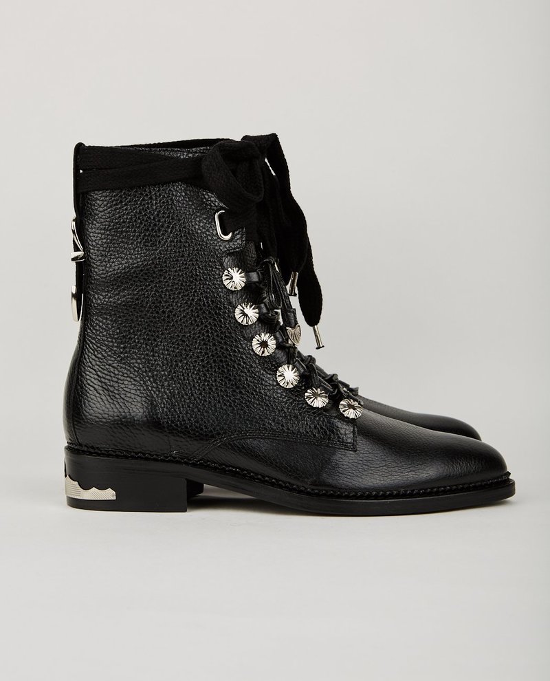 Toga Pulla LACE UP BOOT - BLACK | Garmentory
