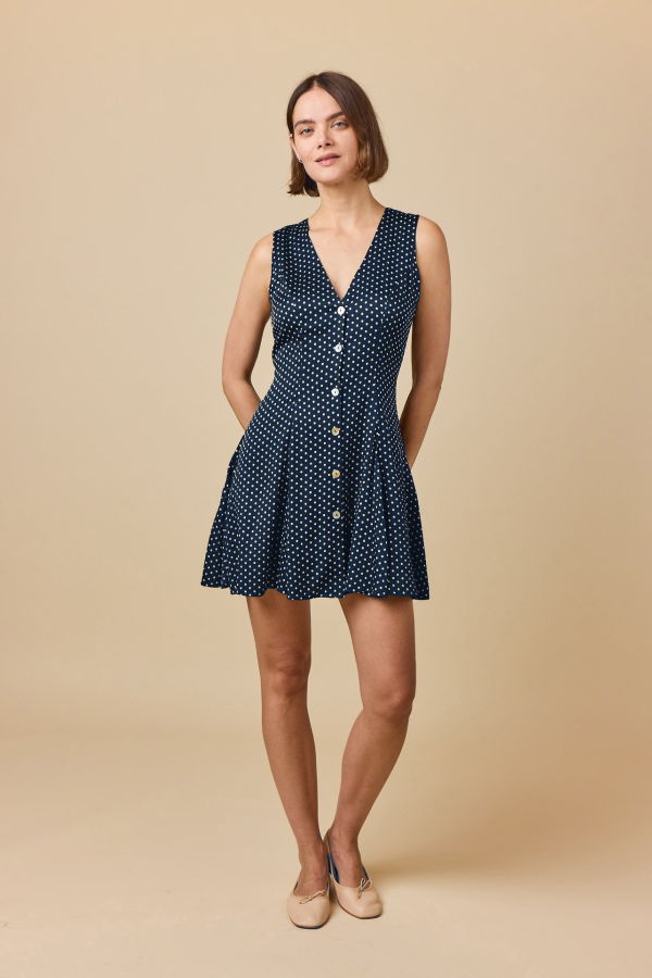 DÔEN Aubrey Dress - Hepburn Dot