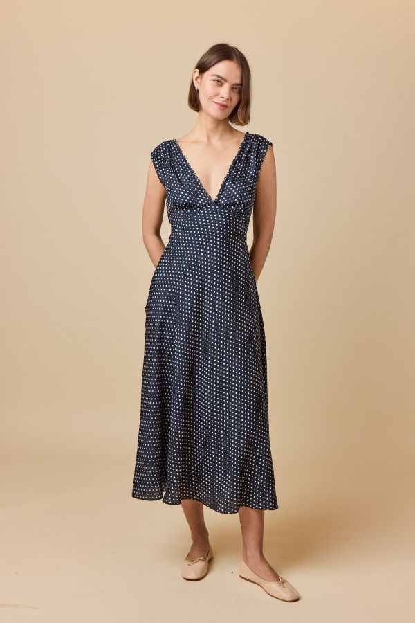DÔEN Tahlia Dress - Hepburn Dot