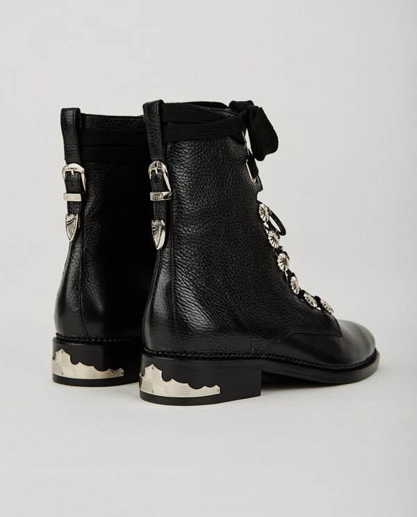 Toga Pulla LACE UP BOOT - BLACK | Garmentory