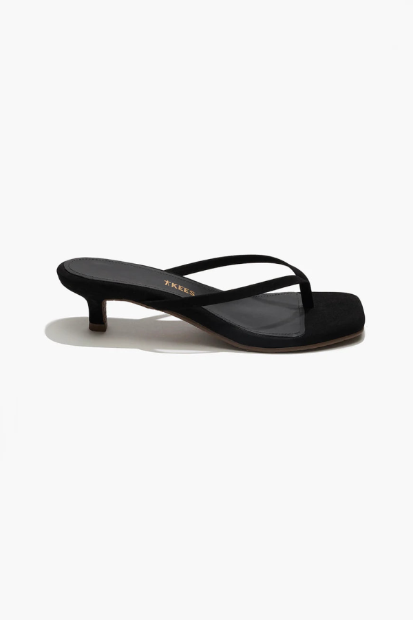 TKEES Square Toe Julia Suede Sandals