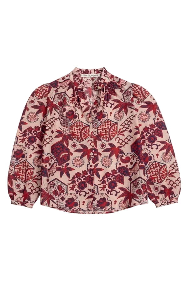 Alix Of Bohemia Annabel Crimson Hive Shirt