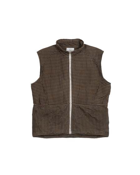 Engineered Garments LL Flight Satin Nylon Vest - Black | Garmentory