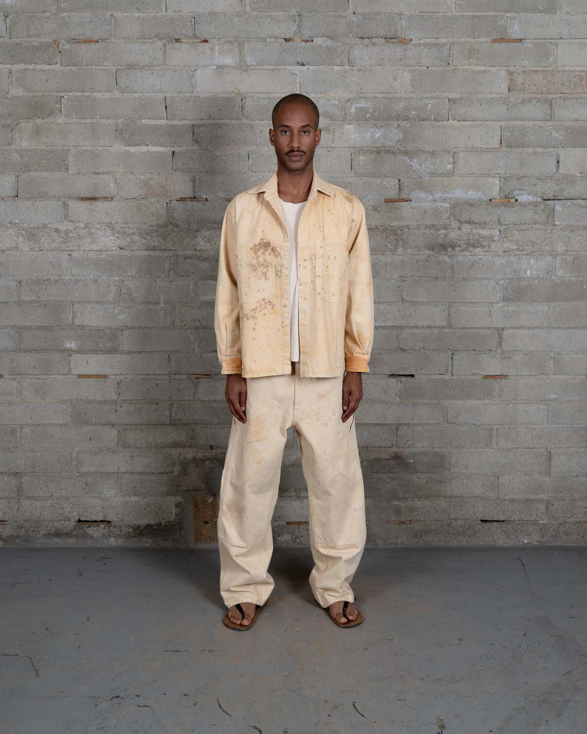 Olderbrother Side Pocket Double Knee Jeans - Image 2 of 3