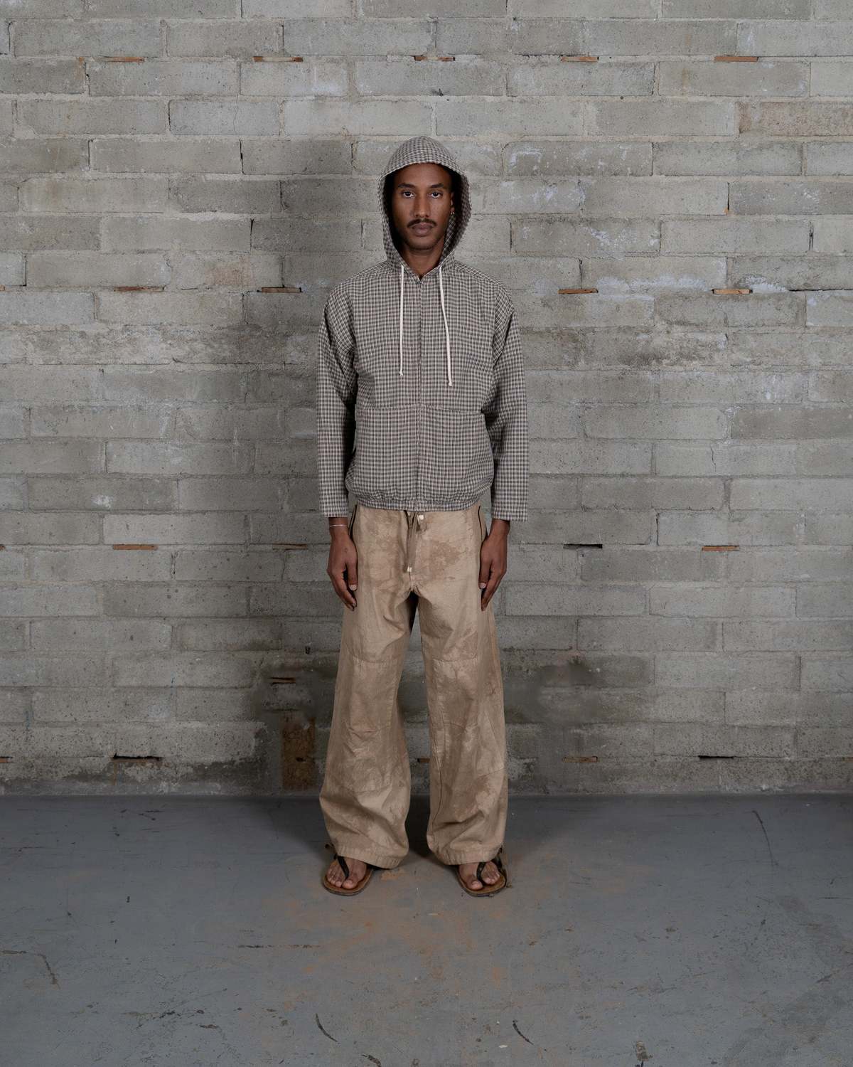 Olderbrother Woven Split Pocket Hoodie - Image 5 of 6
