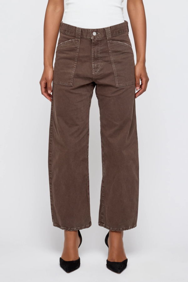 MOUSSY Vintage Gusset Cargo Pants - Brown