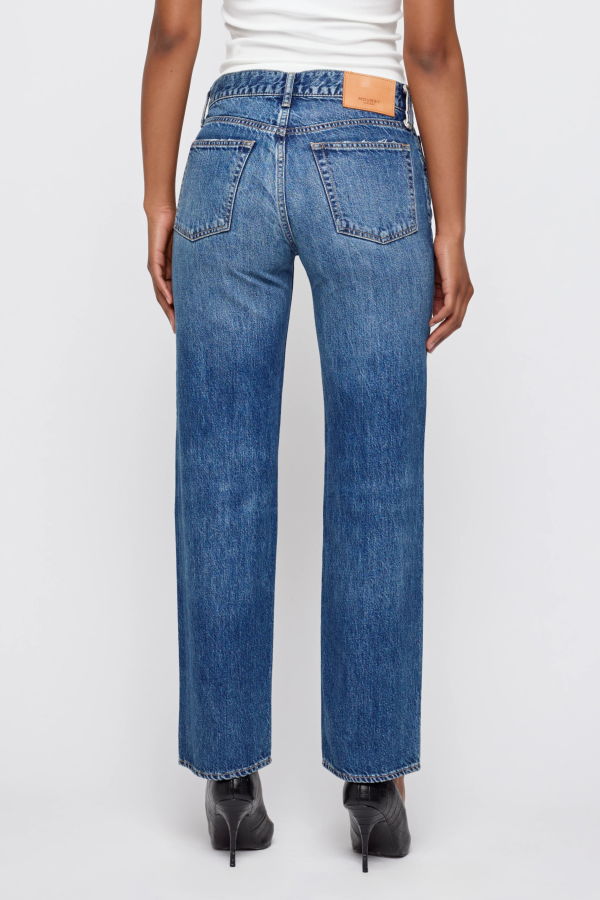MOUSSY Vintage Straight Low Wheeling Jean - Blue