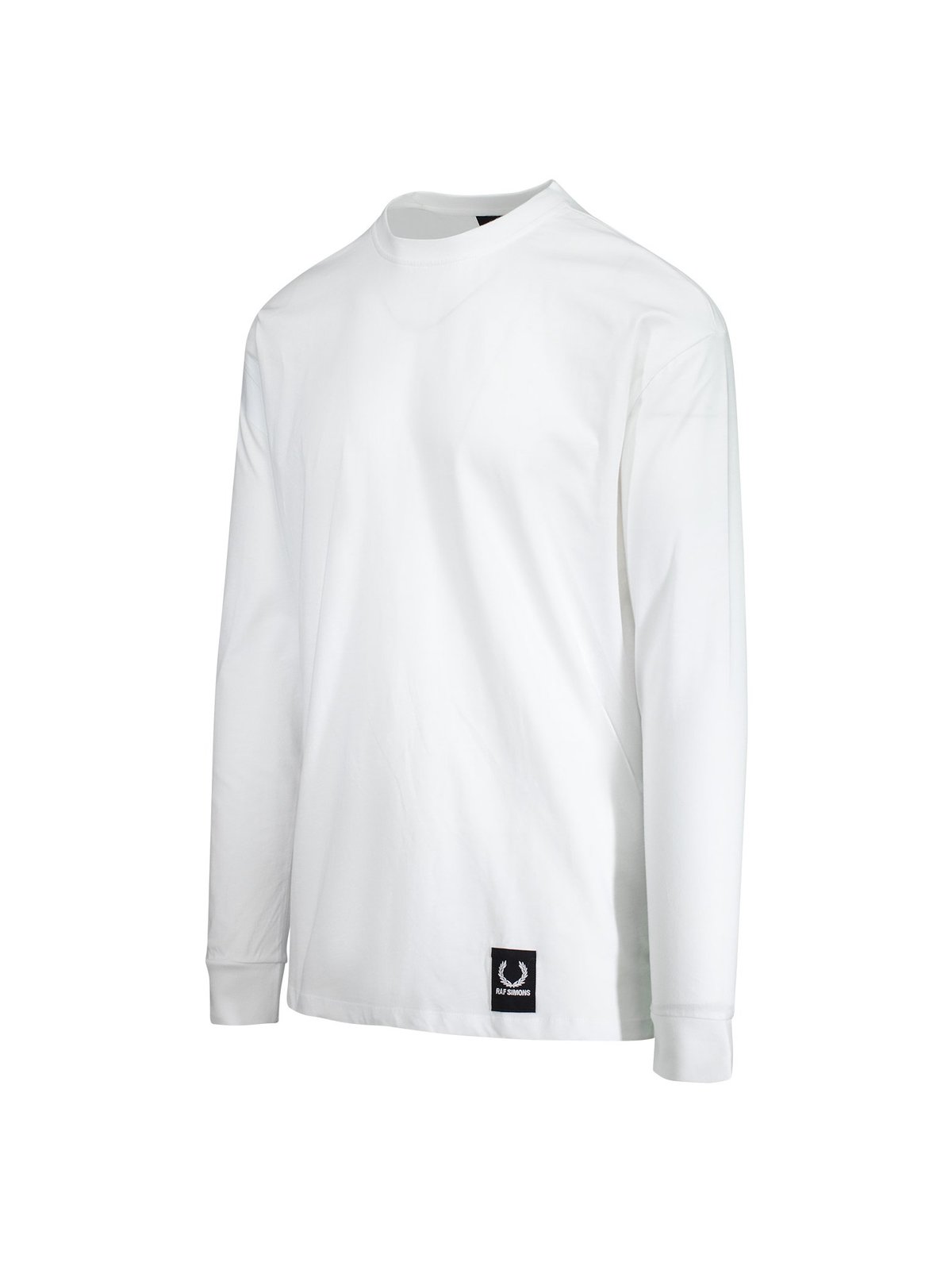 Raf Simons X Fred Perry Long Sleeve Tape Detail T-Shirt - White