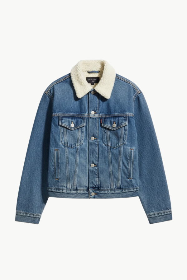DENIMIST Iris Boxy Trucker Jacket - Fenmore Blue