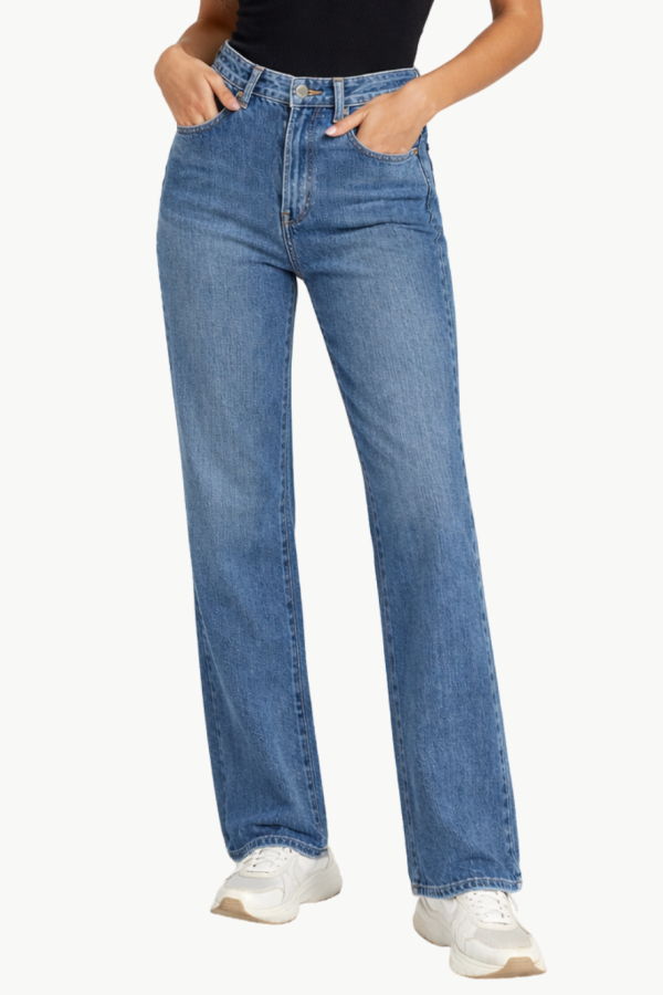 DENIMIST Jaclyn Slim Kick Jean - Rehan Blue