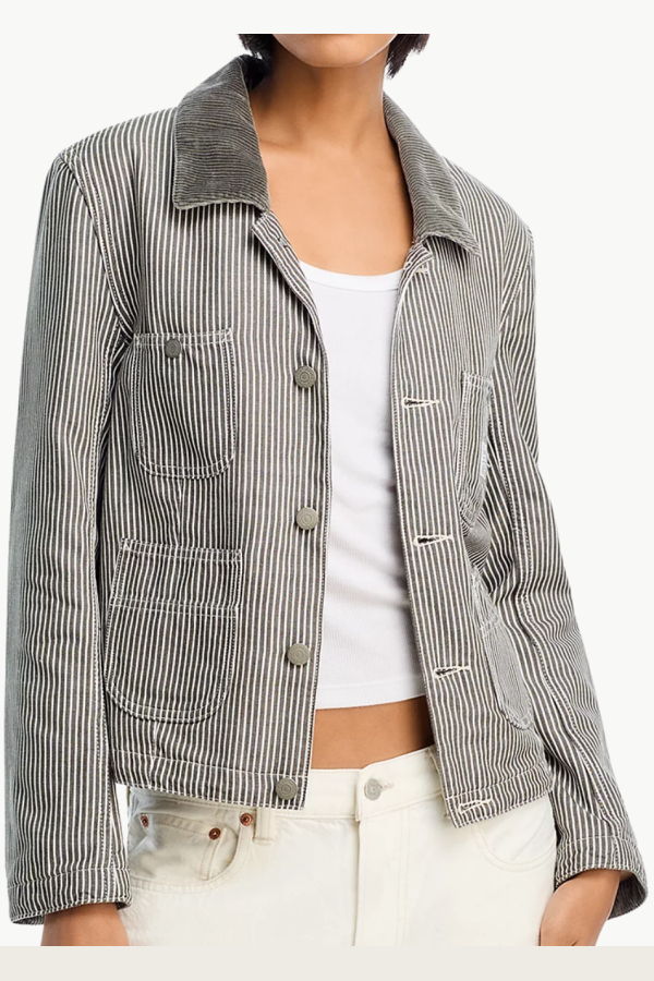 DENIMIST Slim Chore Jacket - Railroad Grey