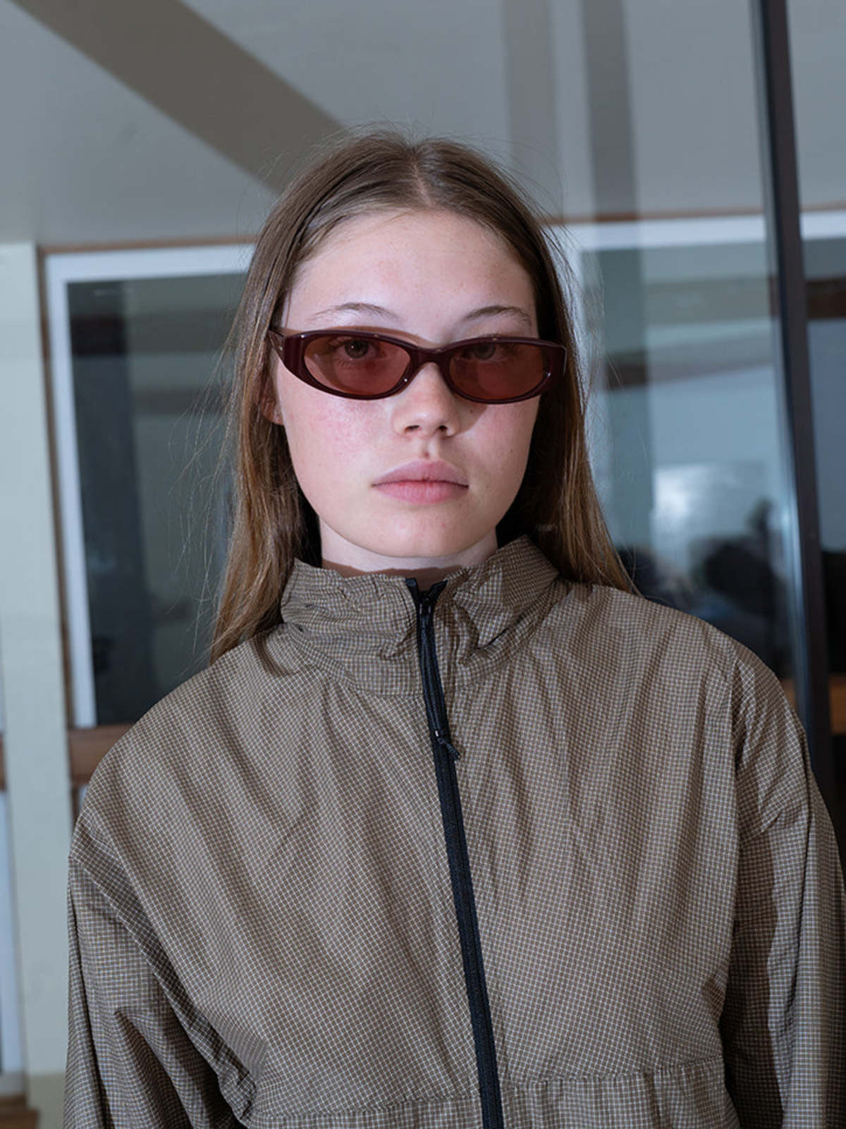 Chimi Eyewear Dele Sunglasses - Burgundy - Image 1 of 5