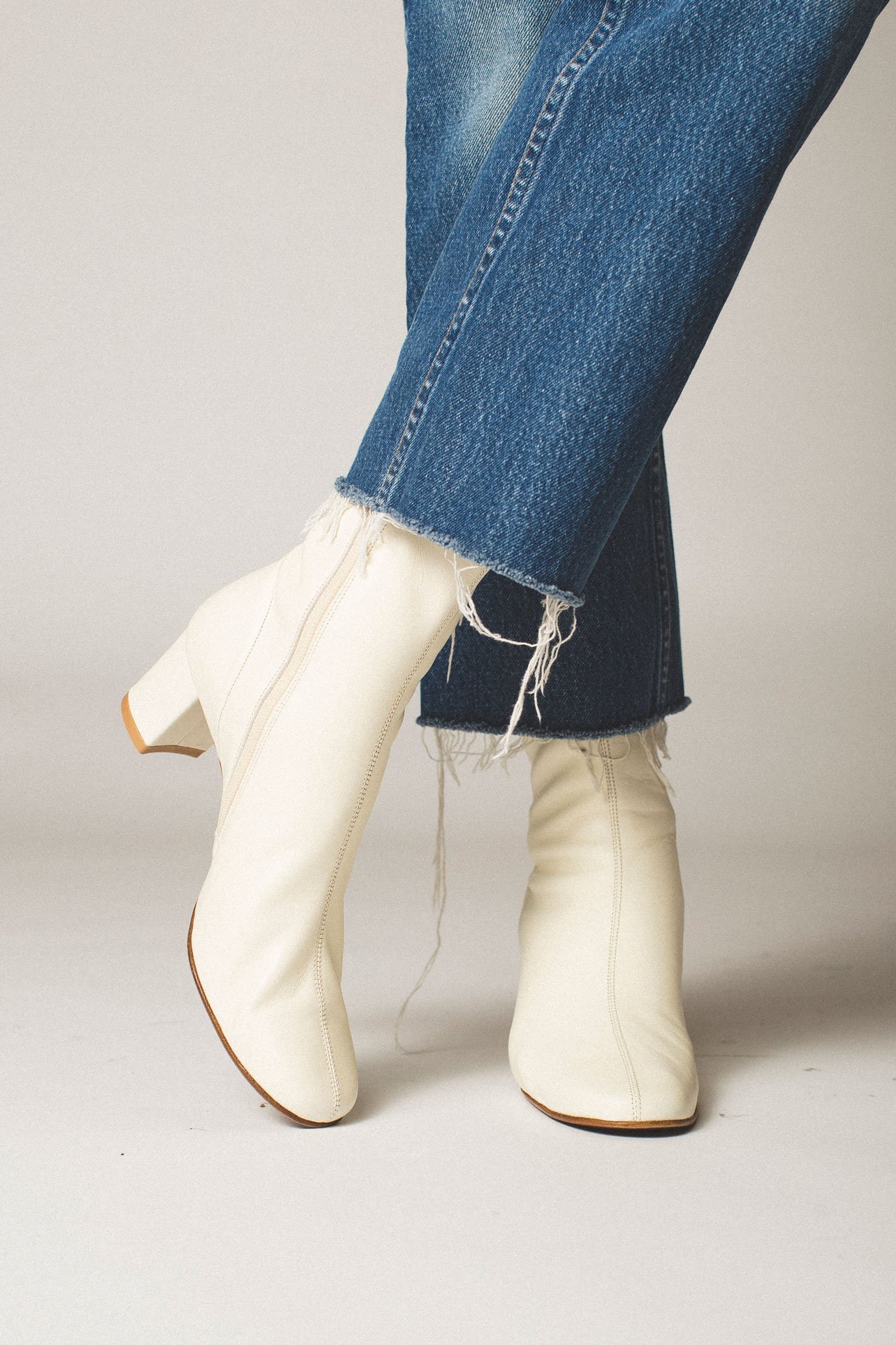 by far sofia boots white