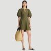 Apiece Apart Sculpted Sabina Mini Dress - Dark Olive - Thumbnail 1