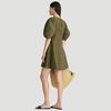 Apiece Apart Sculpted Sabina Mini Dress - Dark Olive - Thumbnail 3