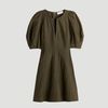 Apiece Apart Sculpted Sabina Mini Dress - Dark Olive - Thumbnail 4