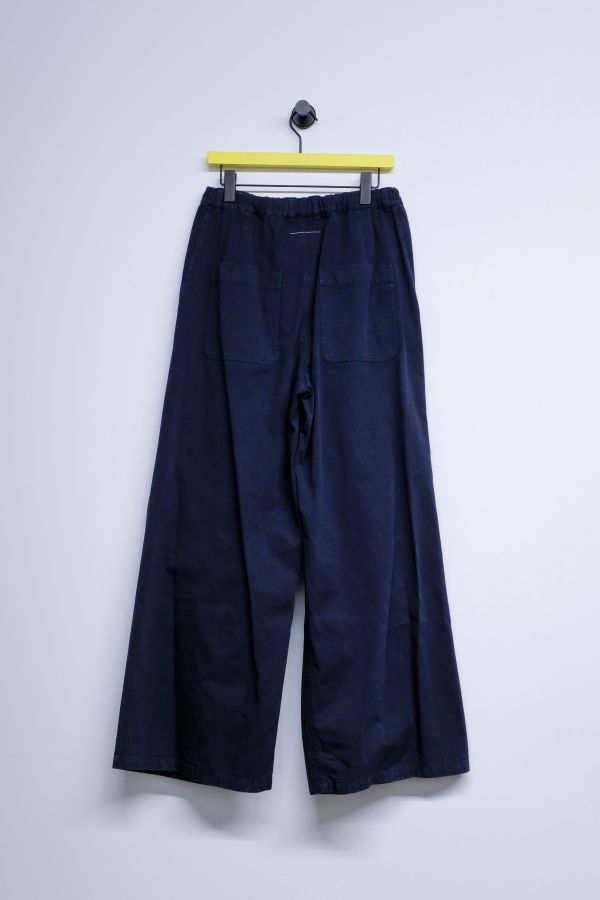 MM6 Maison Margiela Cotton Knee Dart Wide Pant