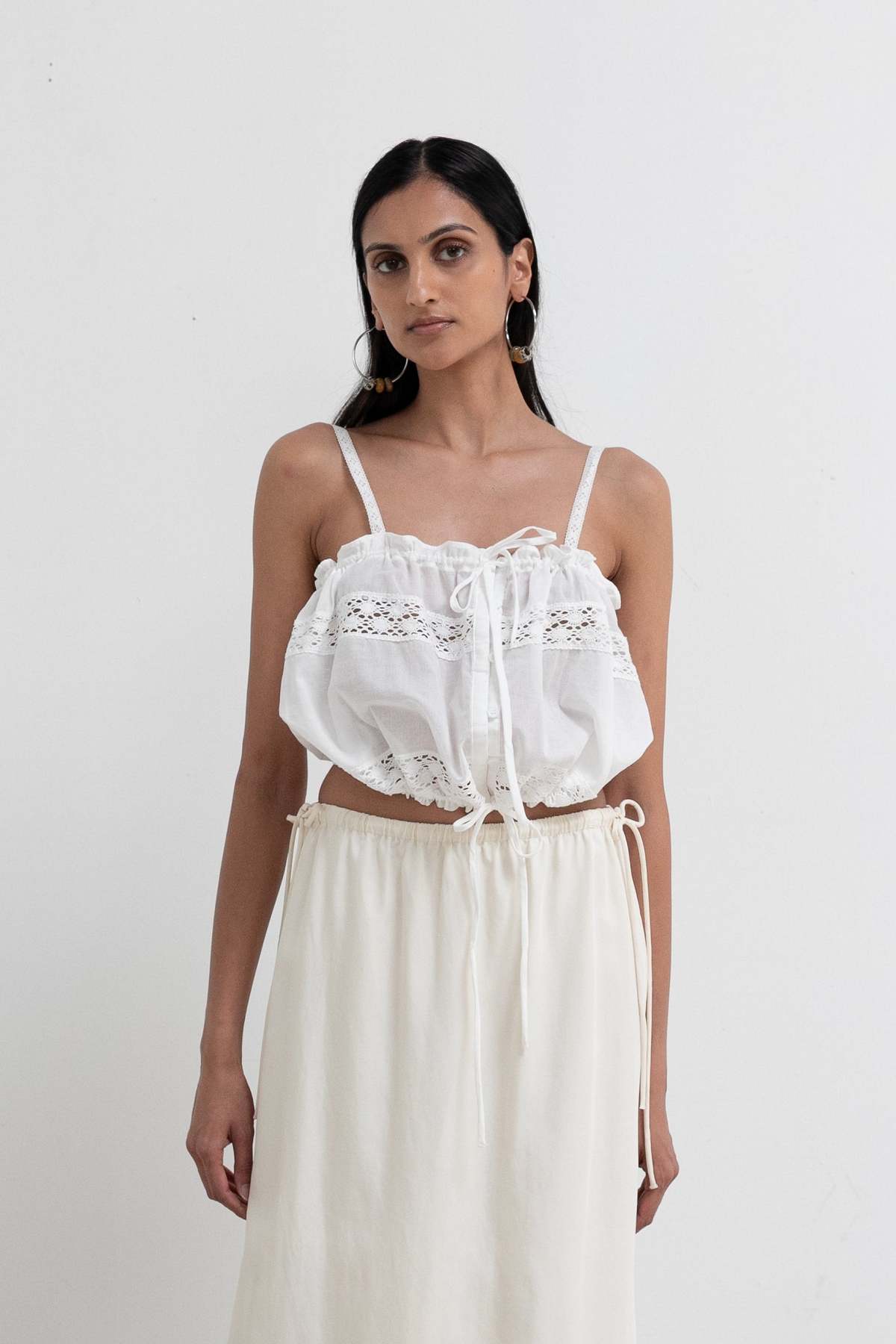 ASTR The Label Lace Abrielle Tie Top - Image 4 of 4