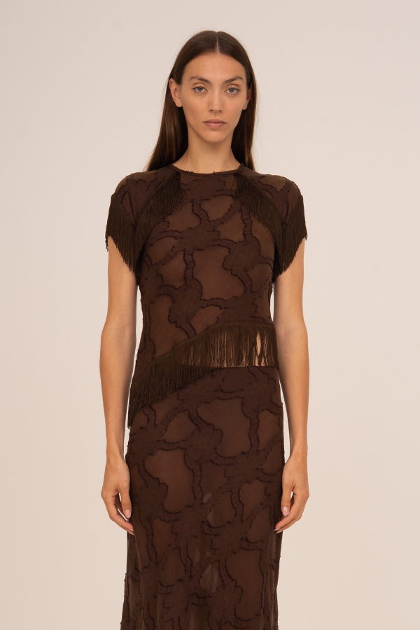 Carmen Says Balance Fringe Top